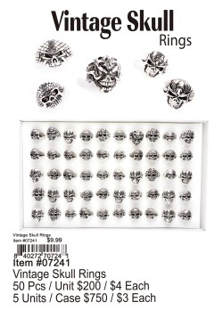 Vintage Skull Rings